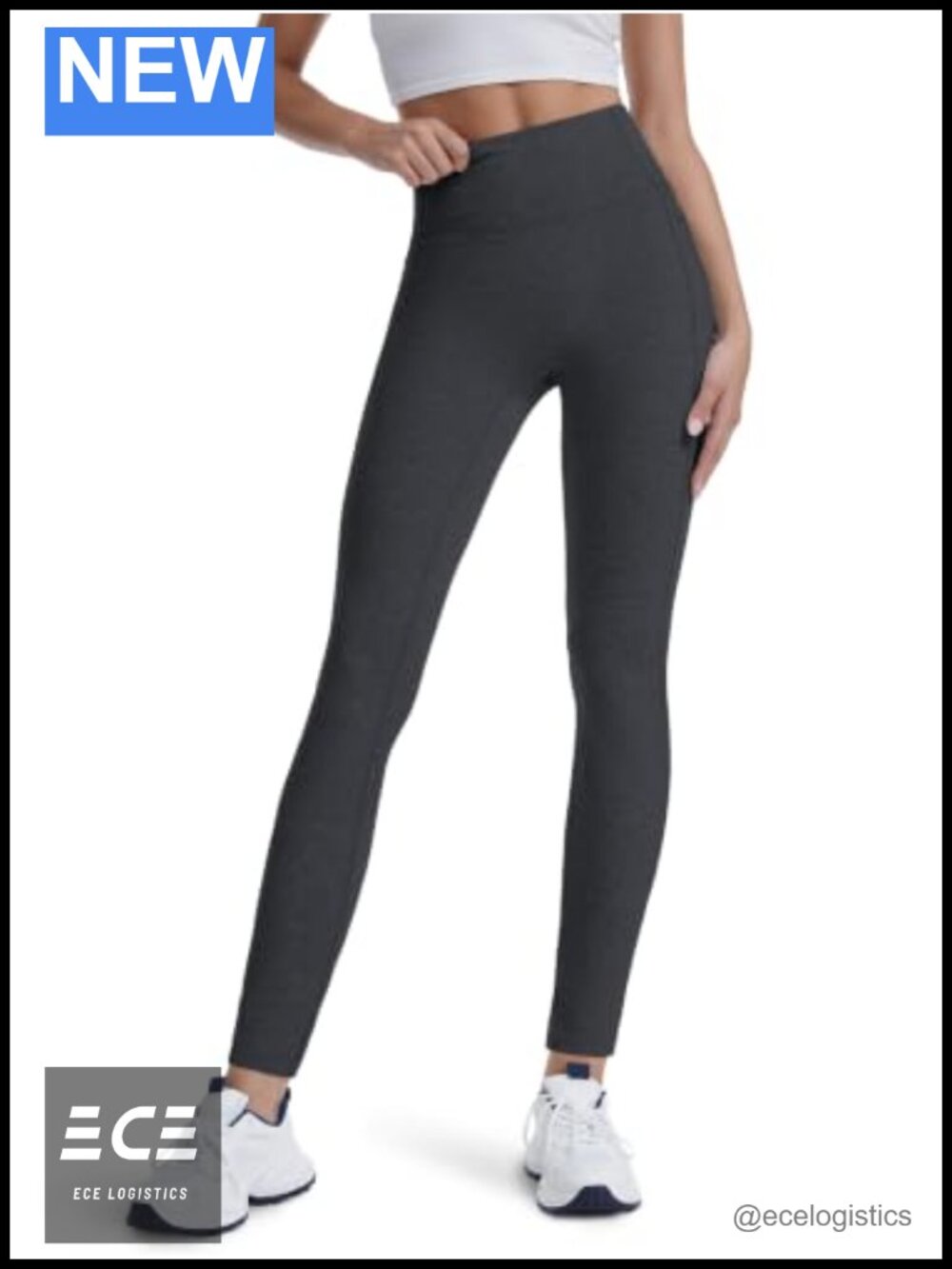 Tall Women's Cotton Leggings 32" Inseam Yoga Pants Pockets High Rise